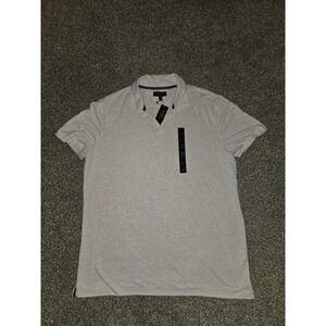 Banana Republic Beige Cream Linen Blend Mens Polo XL Extra Large